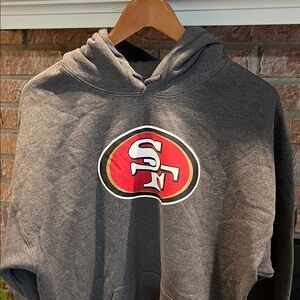 NFL Team Apparel Tag with Red and Blue Logo